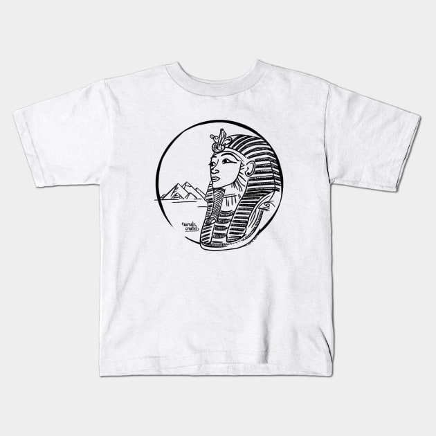 Egypt: Tomb of Tut Ankh Amun Kids T-Shirt by Aurealis